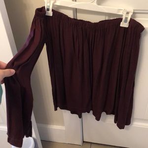 Off the shoulder top